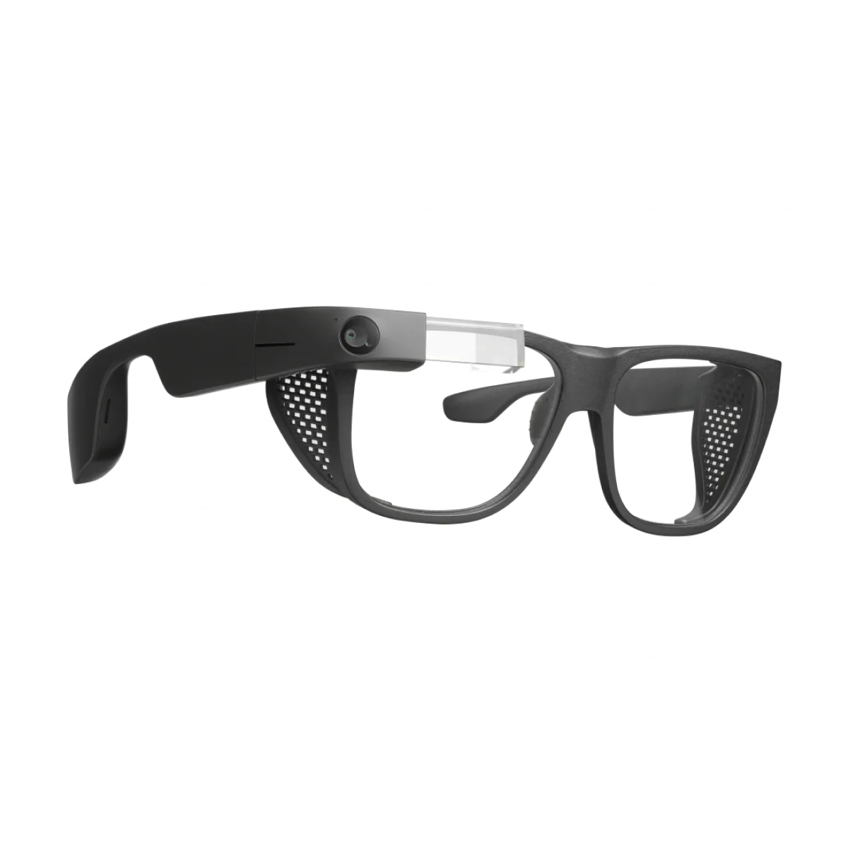 Photo of Envision Glasses with smith optics frames (side view)