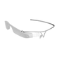 3/4 front view of the titanium lightweight frames that are attached to the Envision Glasses Body. The body of the Envision Glasses has a lowered transparency so the frame stands out more.