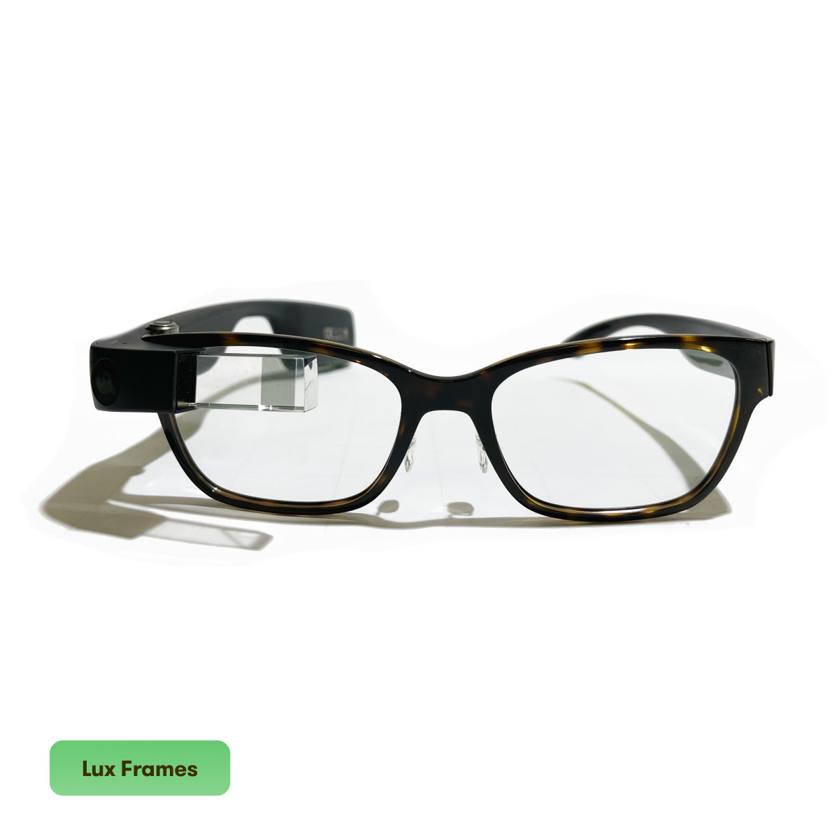 Photo of the Envision Glasses with the Lux Frames (Front view)