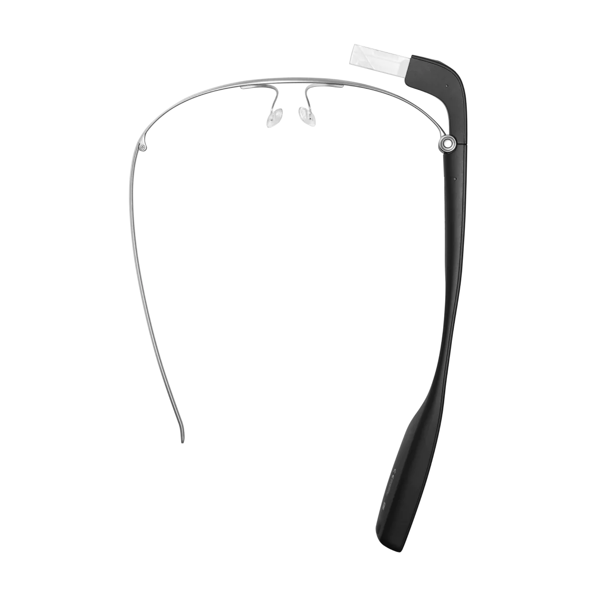 Photo of Envision Glasses with titanium frames (top view)